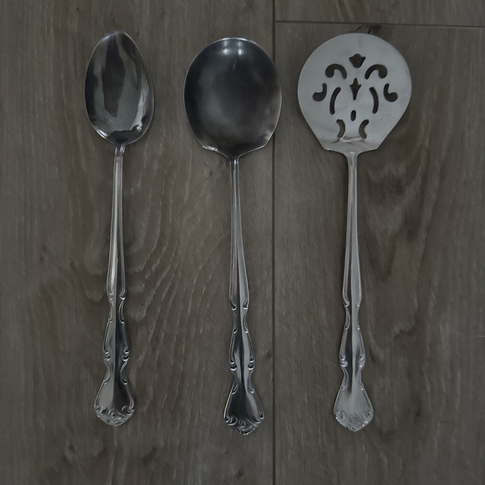 1776‎ Casserole Present Stainless Serving Spoon Casserole Spoon Tomato Server
